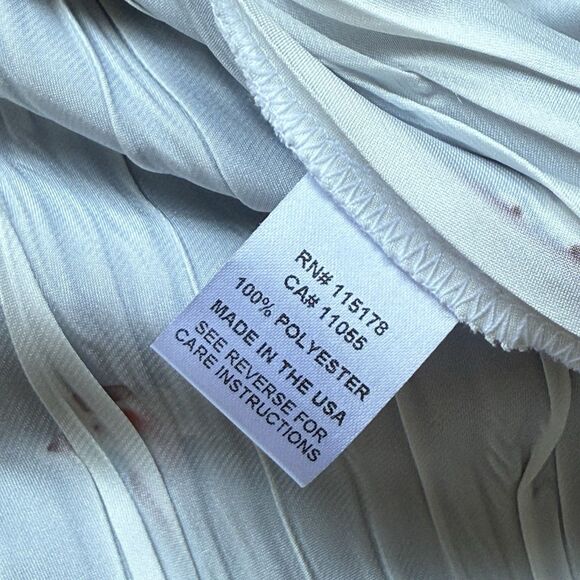 Komarov Dress Women 3X Ruffle Lace Sleeve Charmeuse Cocktail Party Formal - Picture 14 of 15